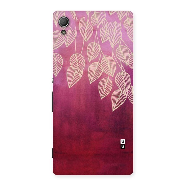 Leafy Outline Back Case for Xperia Z3 Plus