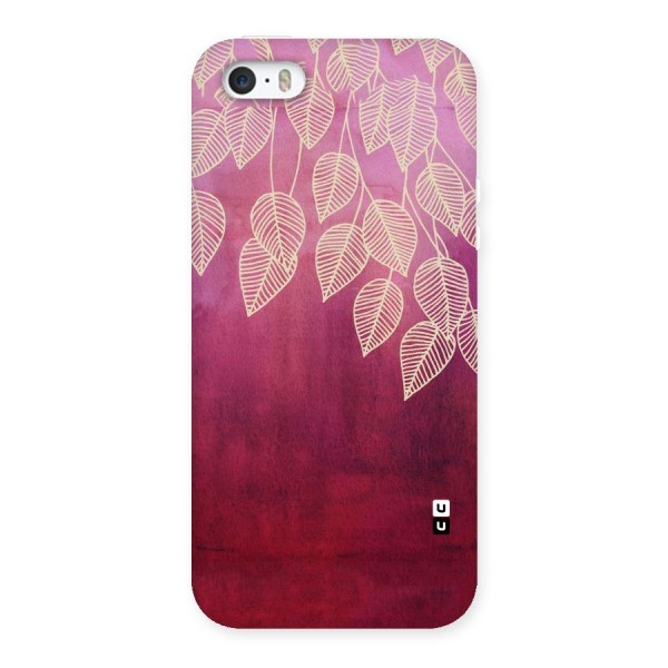 Leafy Outline Back Case for iPhone 5 5S