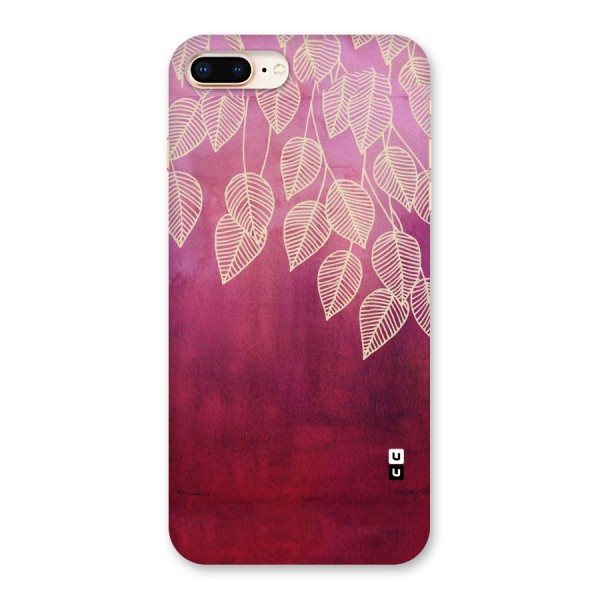 Leafy Outline Back Case for iPhone 8 Plus