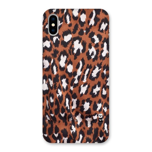 Leapord Design Back Case for iPhone XS
