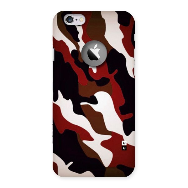 Leapord Pattern Back Case for iPhone 6 Logo Cut