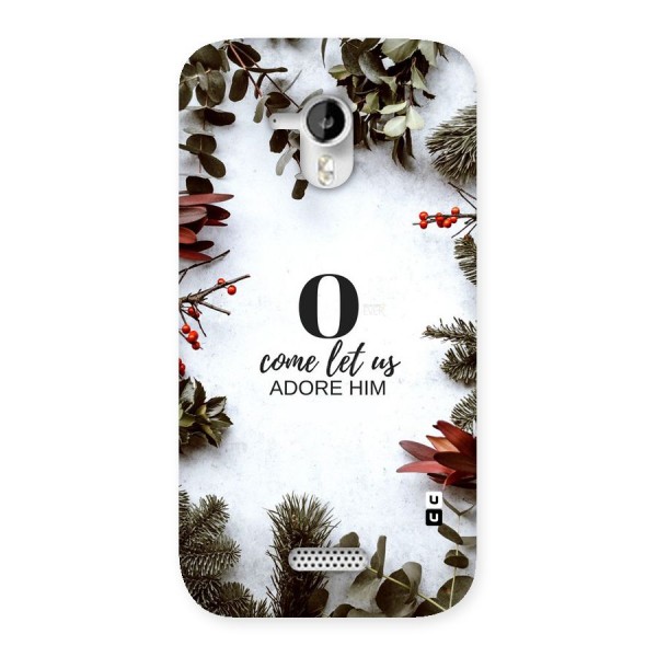 Lets Adore Him Back Case for Micromax Canvas HD A116