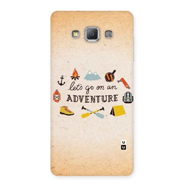 Lets Adventure Life Back Case for Galaxy A7