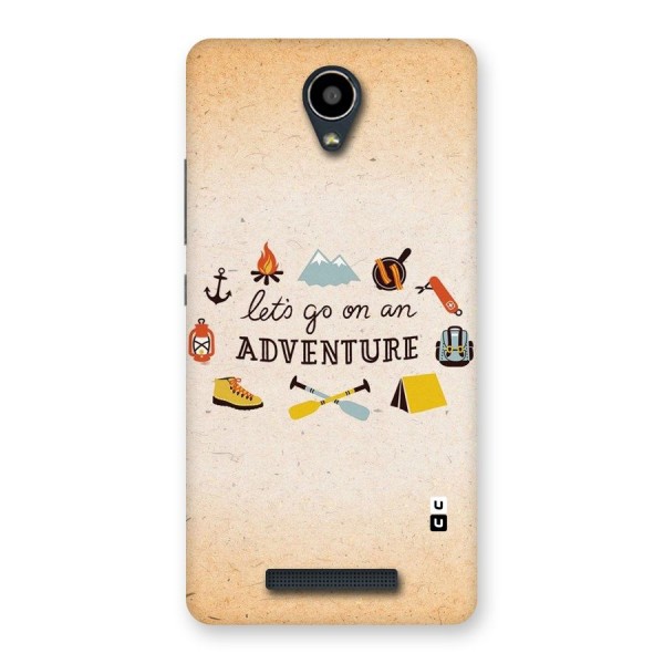 Lets Adventure Life Back Case for Redmi Note 2