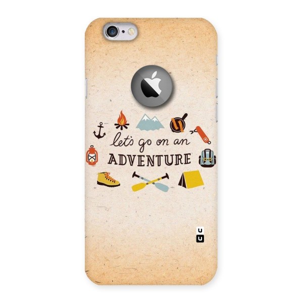 Lets Adventure Life Back Case for iPhone 6 Logo Cut