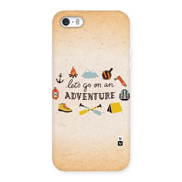 Lets Adventure Life Back Case for iPhone SE