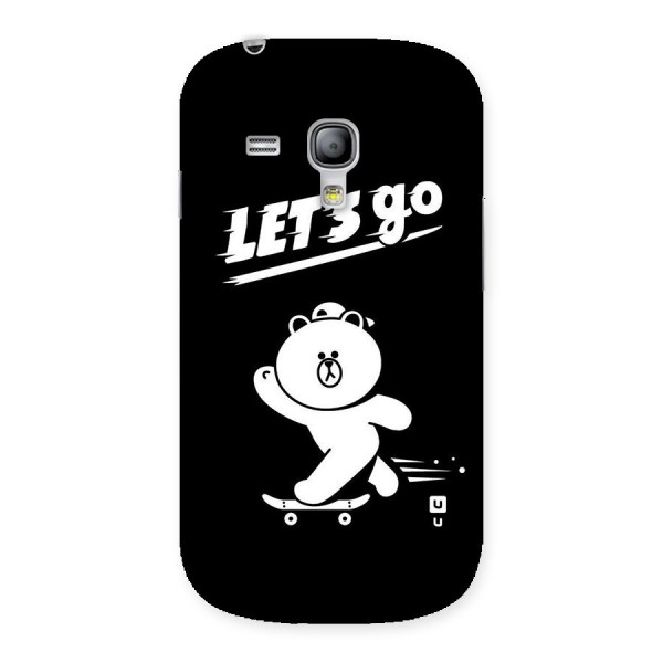 Lets Go Art Back Case for Galaxy S3 Mini
