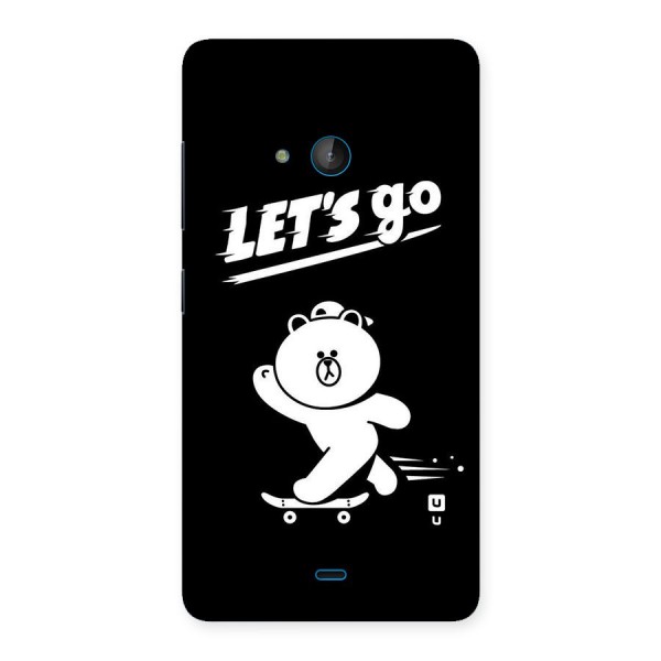Lets Go Art Back Case for Lumia 540