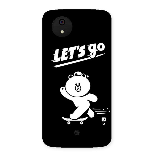 Lets Go Art Back Case for Micromax Canvas A1