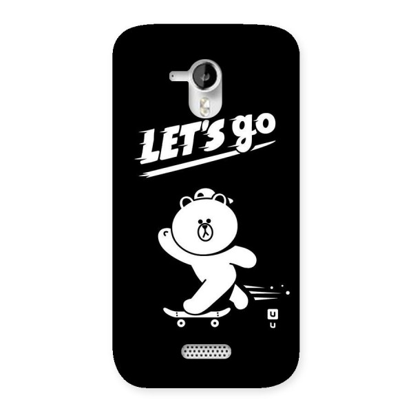 Lets Go Art Back Case for Micromax Canvas HD A116