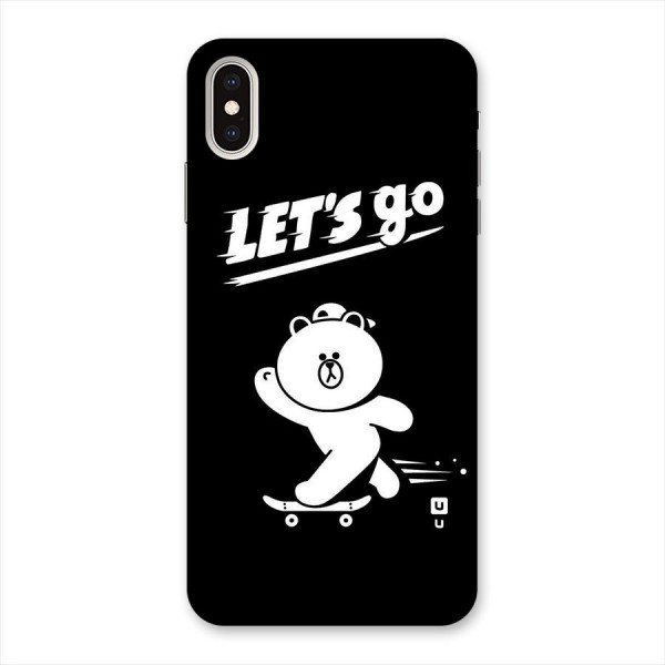 Lets Go Art Back Case for iPhone XS Max