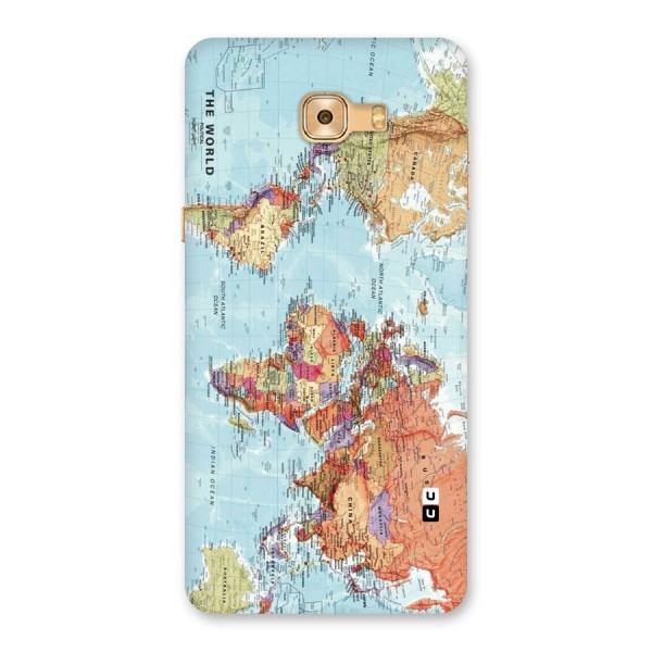 Lets Travel The World Back Case for Galaxy C9 Pro