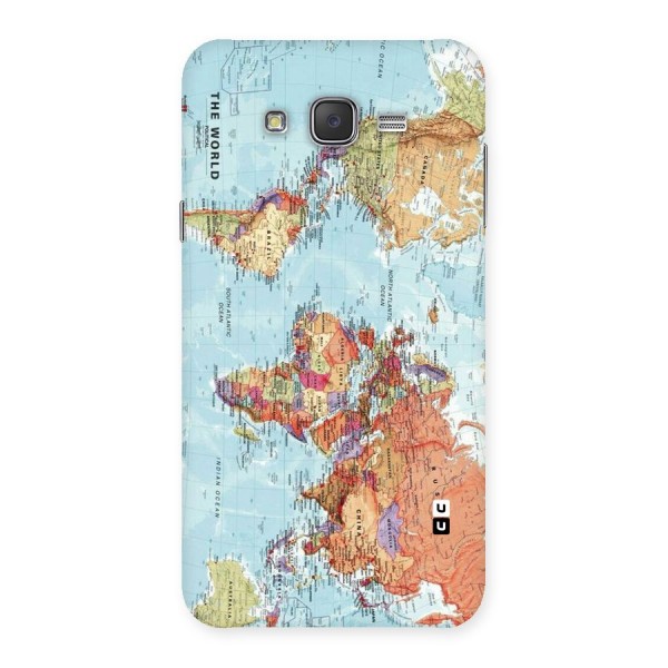 Lets Travel The World Back Case for Galaxy J7