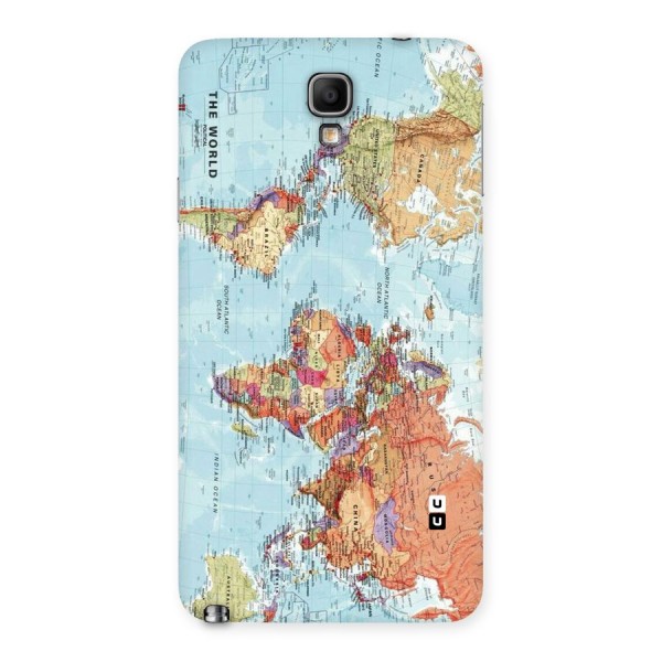 Lets Travel The World Back Case for Galaxy Note 3 Neo