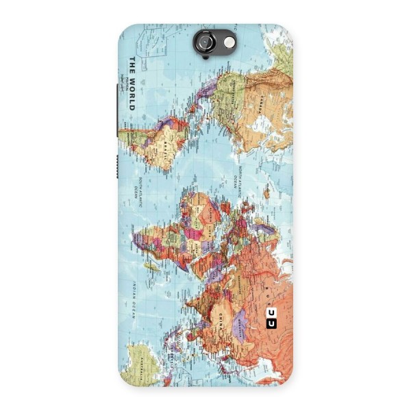 Lets Travel The World Back Case for HTC One A9
