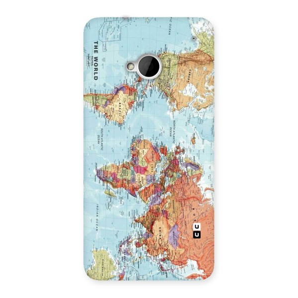 Lets Travel The World Back Case for HTC One M7