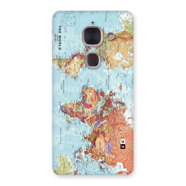 Lets Travel The World Back Case for Le Max 2