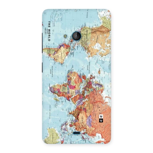 Lets Travel The World Back Case for Lumia 540