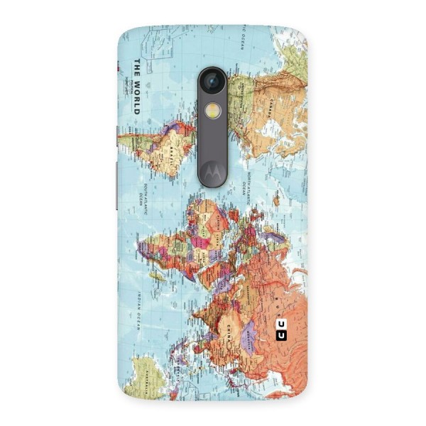 Lets Travel The World Back Case for Moto X Play