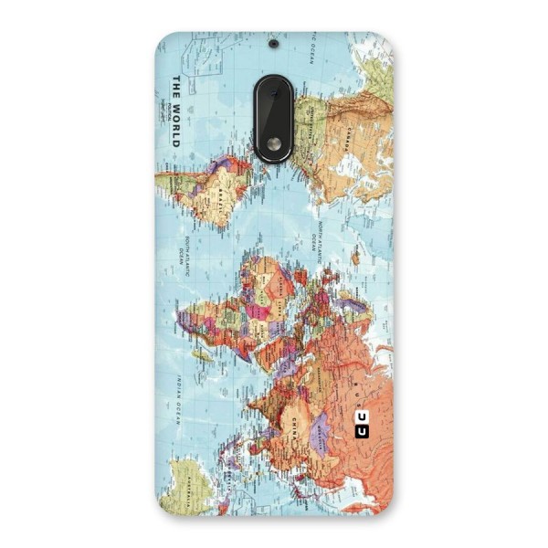 Lets Travel The World Back Case for Nokia 6