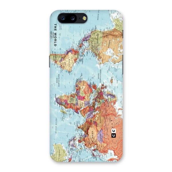 Lets Travel The World Back Case for OnePlus 5