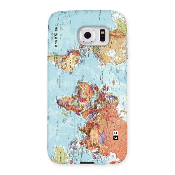 Lets Travel The World Back Case for Samsung Galaxy S6