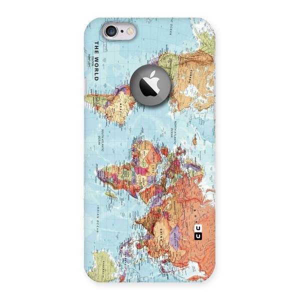 Lets Travel The World Back Case for iPhone 6 Logo Cut