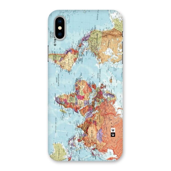 Lets Travel The World Back Case for iPhone X