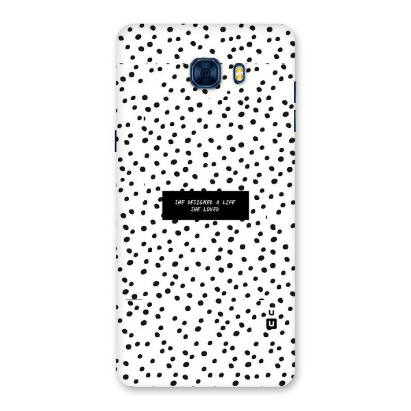 Life Loved Back Case for Galaxy C7 Pro