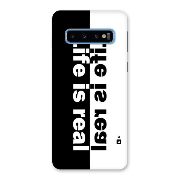 Life is Real Simple Back Case for Galaxy S10