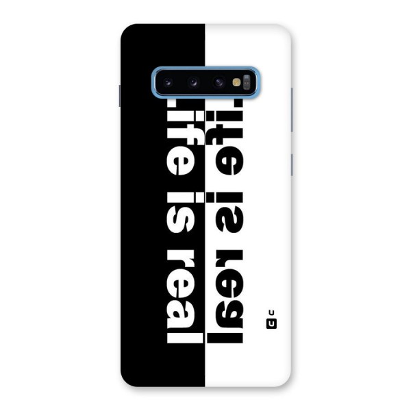 Life is Real Simple Back Case for Galaxy S10 Plus