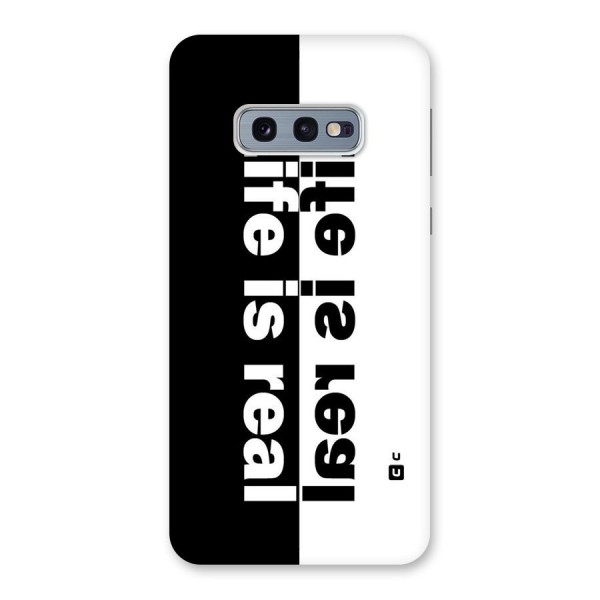 Life is Real Simple Back Case for Galaxy S10e