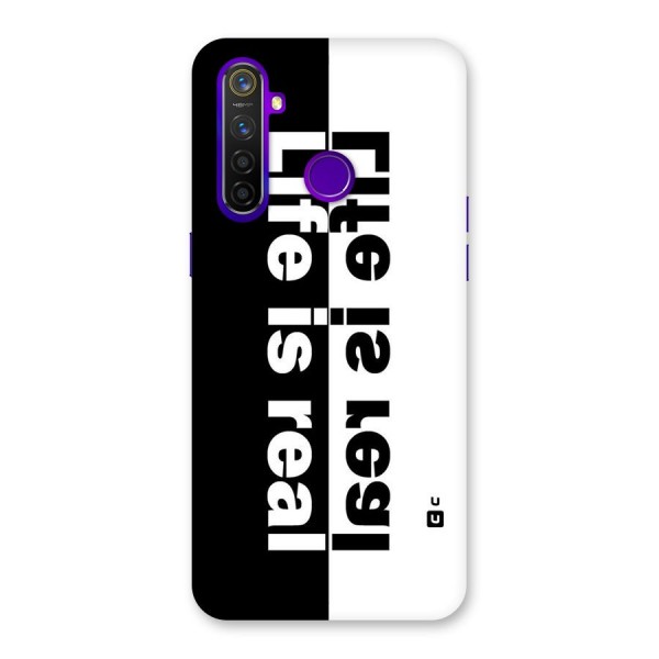 Life is Real Simple Back Case for Realme 5 Pro