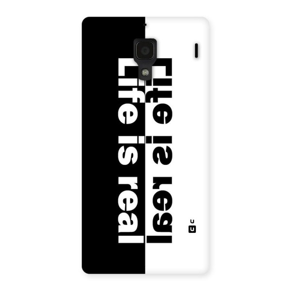 Life is Real Simple Back Case for Redmi 1S
