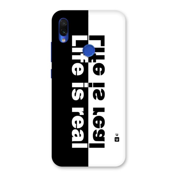 Life is Real Simple Back Case for Redmi Note 7S
