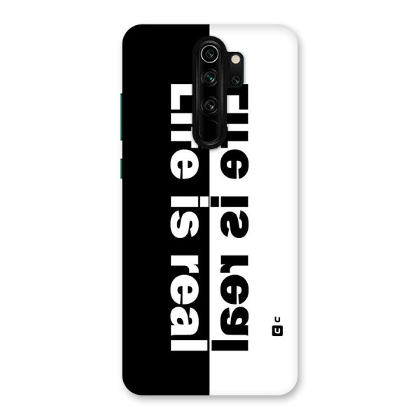 Life is Real Simple Back Case for Redmi Note 8 Pro