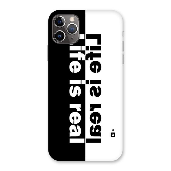 Life is Real Simple Back Case for iPhone 11 Pro Max