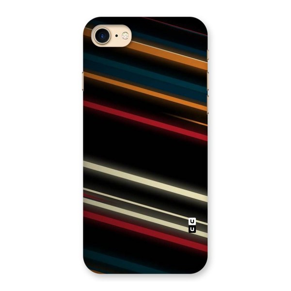 Light Diagonal Stripes Back Case for iPhone 7