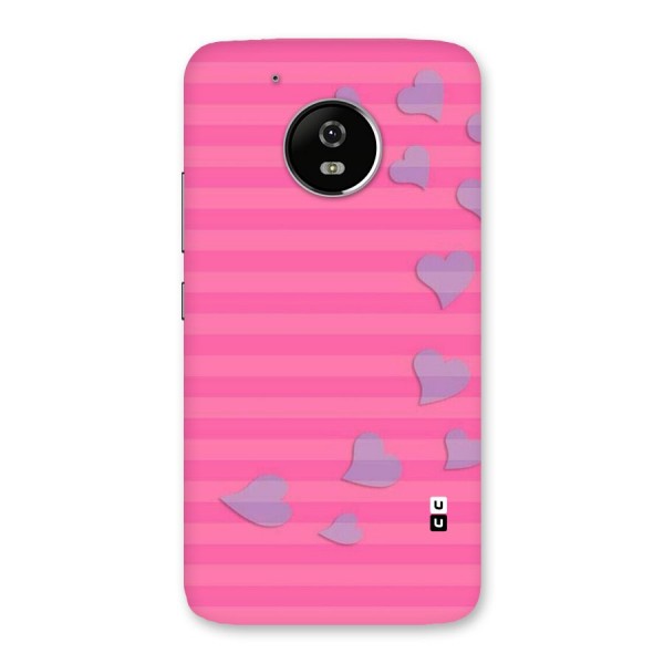 Light Heart Stripes Back Case for Moto G5