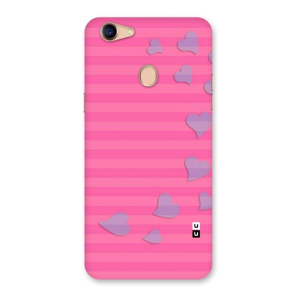 Light Heart Stripes Back Case for Oppo F5