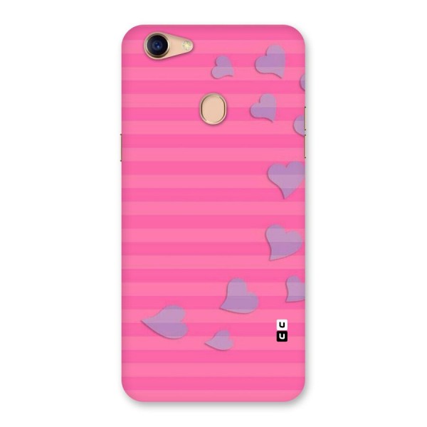 Light Heart Stripes Back Case for Oppo F5