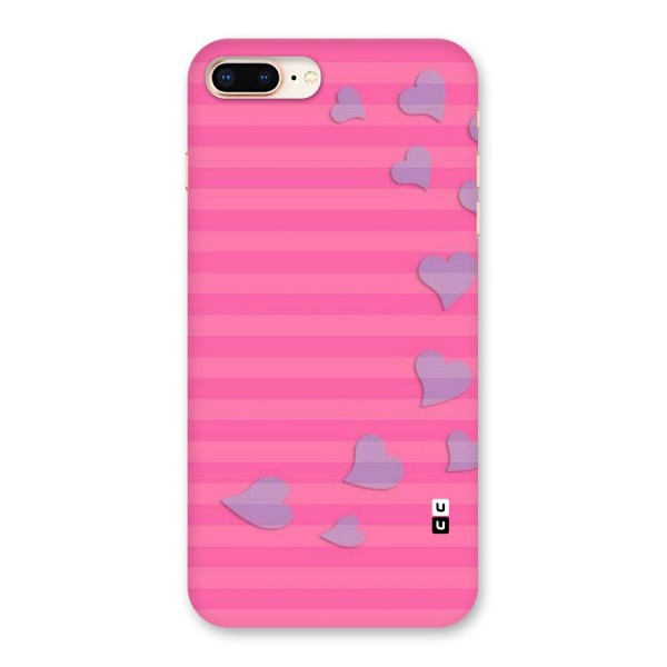 Light Heart Stripes Back Case for iPhone 8 Plus