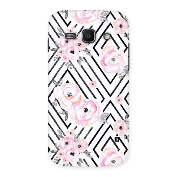 Light Pastel Flowers Design Back Case for Galaxy Ace 3