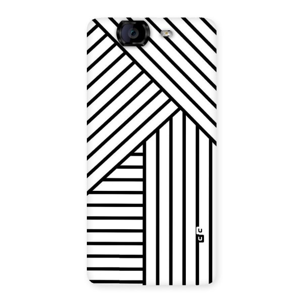 Lines Pattern Stripes Back Case for Canvas Knight A350