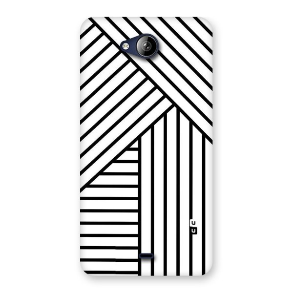 Lines Pattern Stripes Back Case for Canvas Play Q355