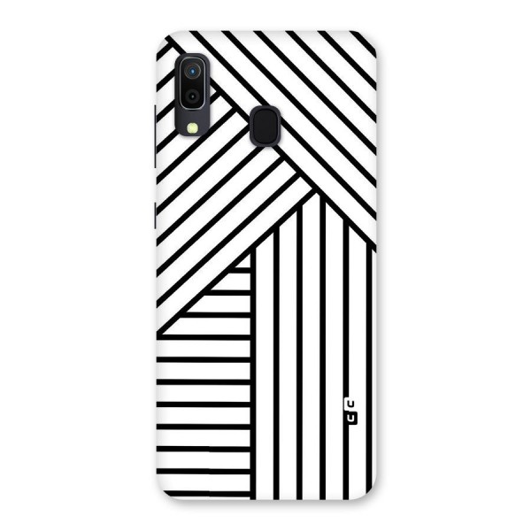 Lines Pattern Stripes Back Case for Galaxy A20