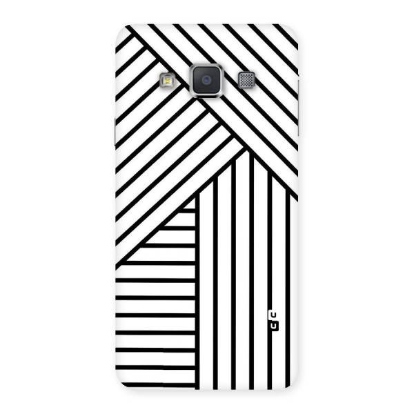 Lines Pattern Stripes Back Case for Galaxy A3