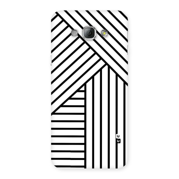 Lines Pattern Stripes Back Case for Galaxy A8