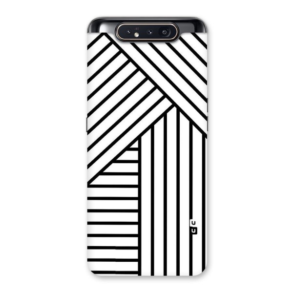 Lines Pattern Stripes Back Case for Galaxy A80