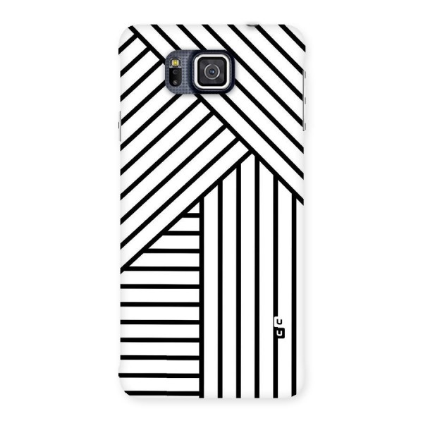 Lines Pattern Stripes Back Case for Galaxy Alpha